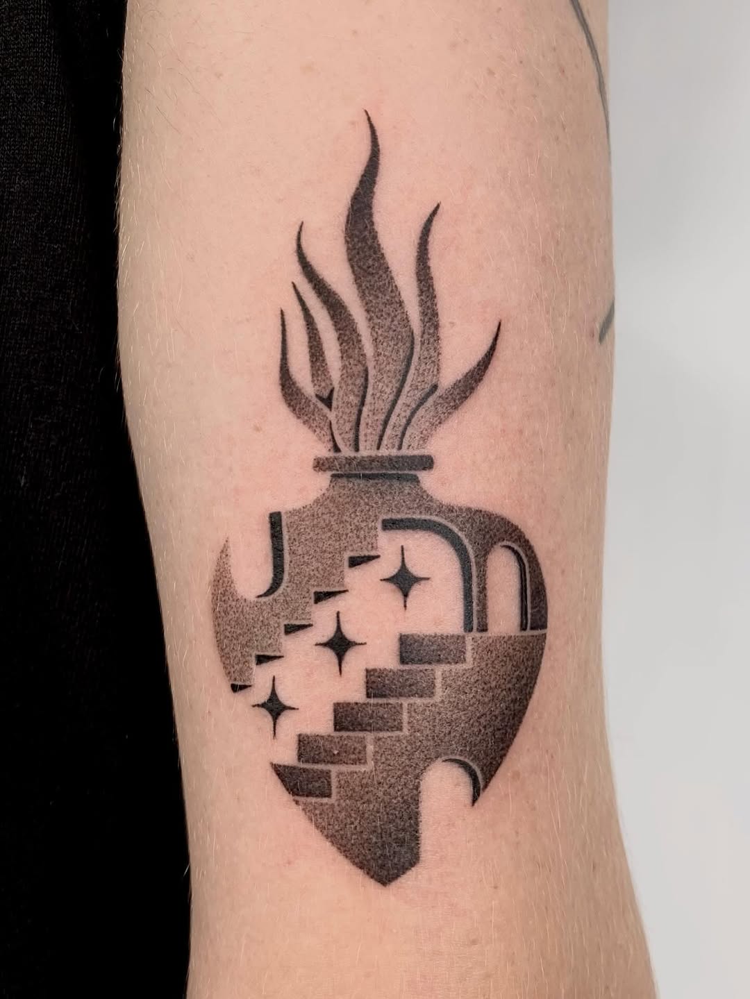 Abstract Flame Vessel