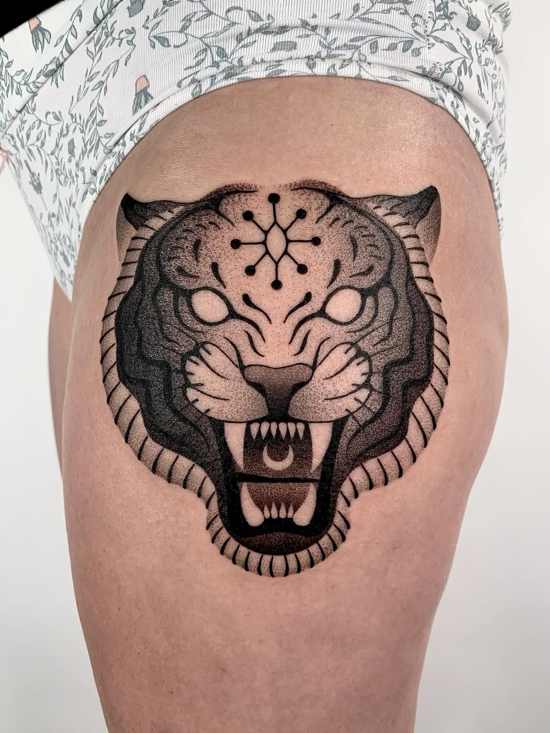 Dotwork Tiger