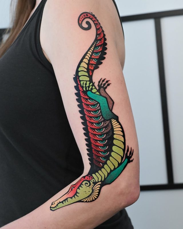 Colorful Crocodile