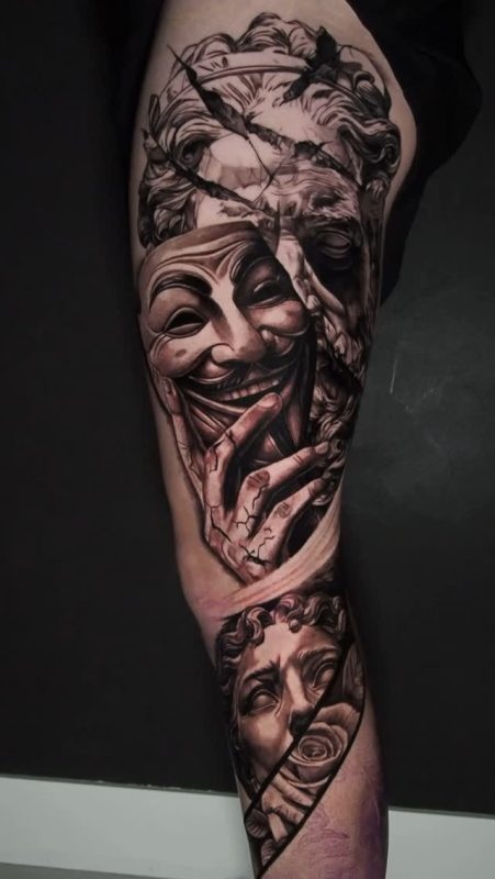 Broken Mask Faces