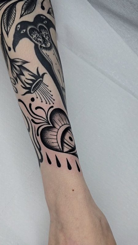 Blackwork Heart
