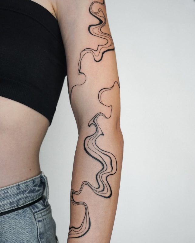 Wavy Line Flow