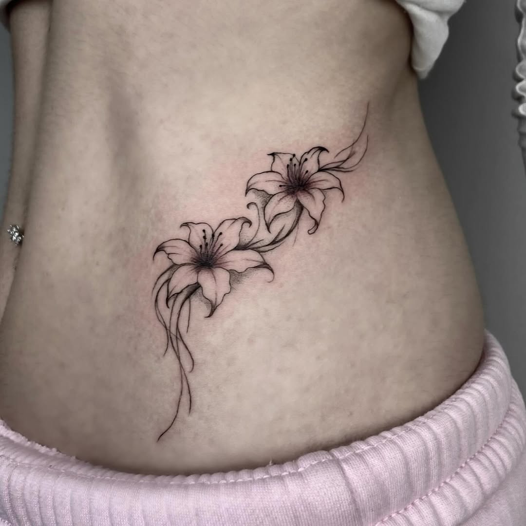 Delicate Lily Flowers