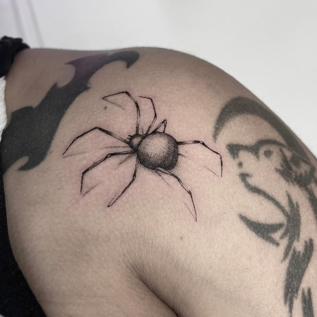 Dotwork Spider
