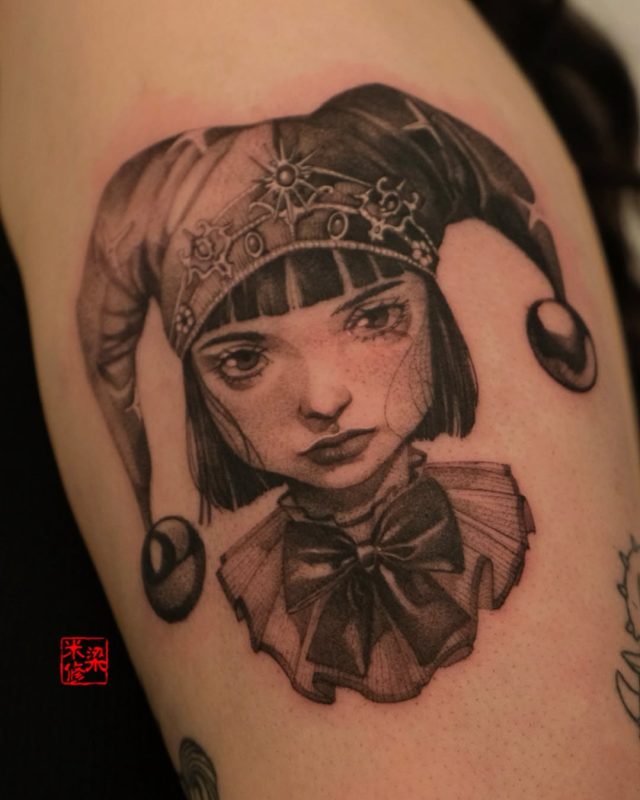 Jester Girl Portrait