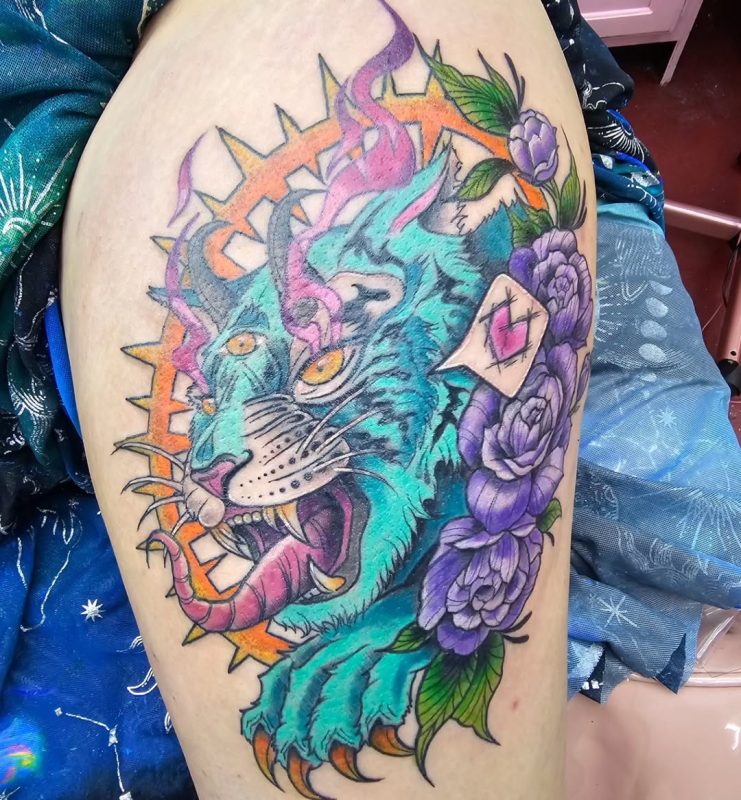 Colorful Tiger Bloom