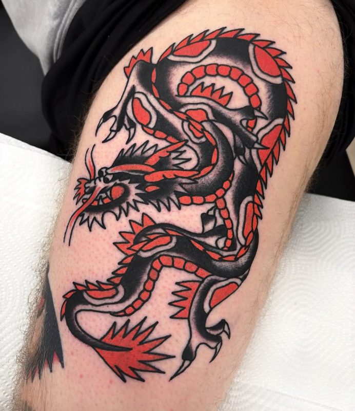 Red Black Dragon