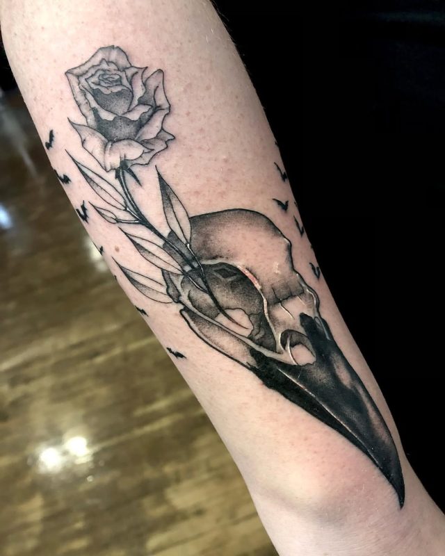 Skull and Rose