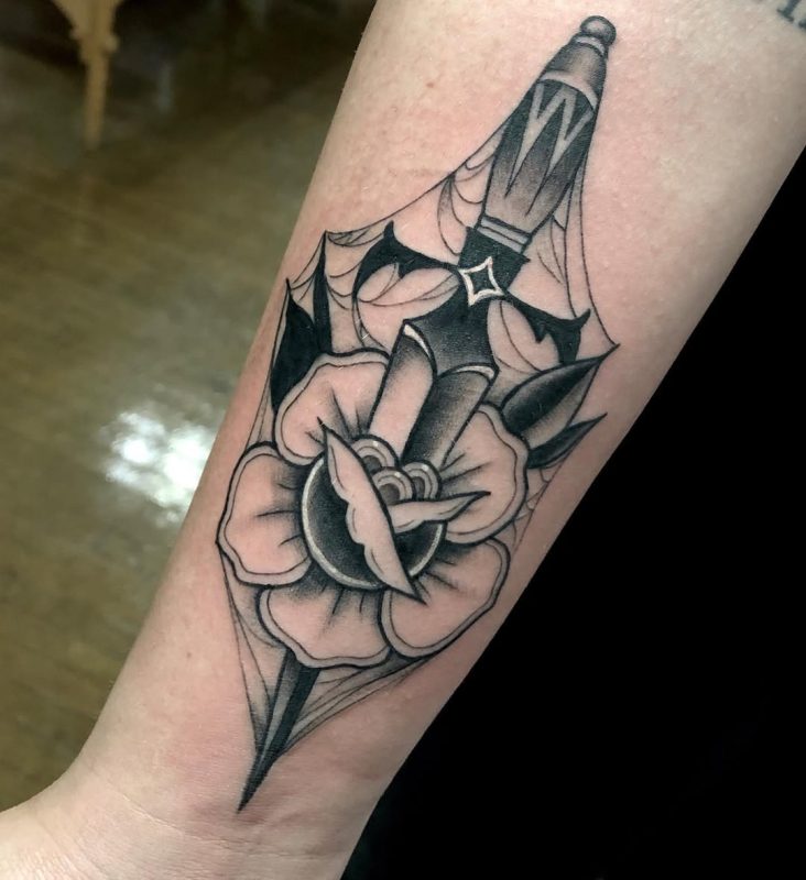Dagger and Flower