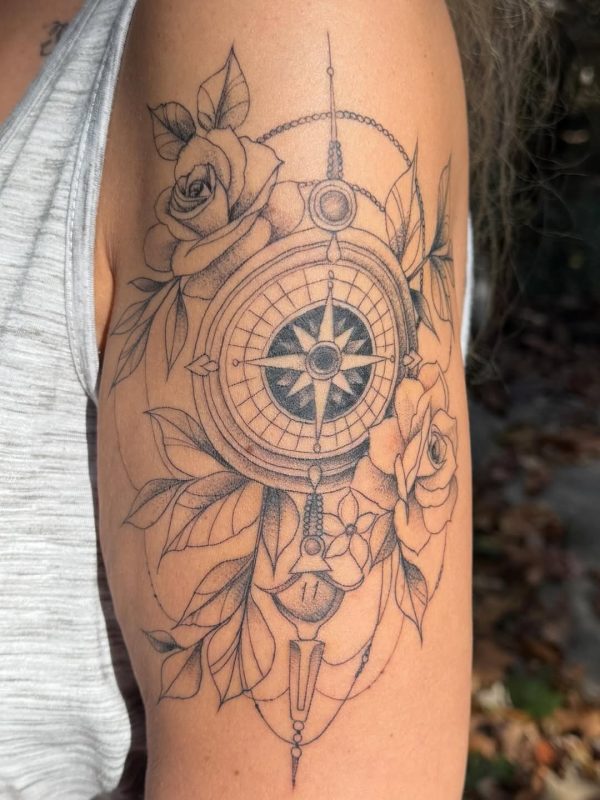 Compass and Roses