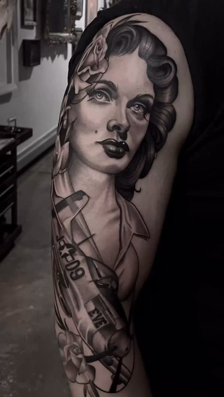 Vintage Pinup Portrait