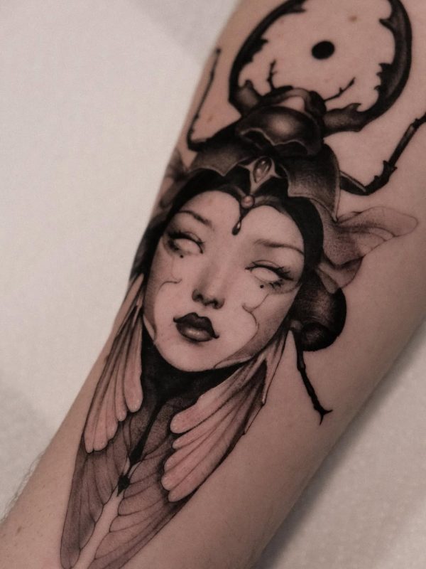 Surreal Woman Beetle