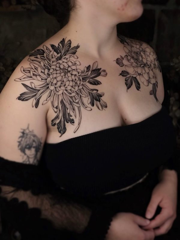 Floral Shoulder Piece