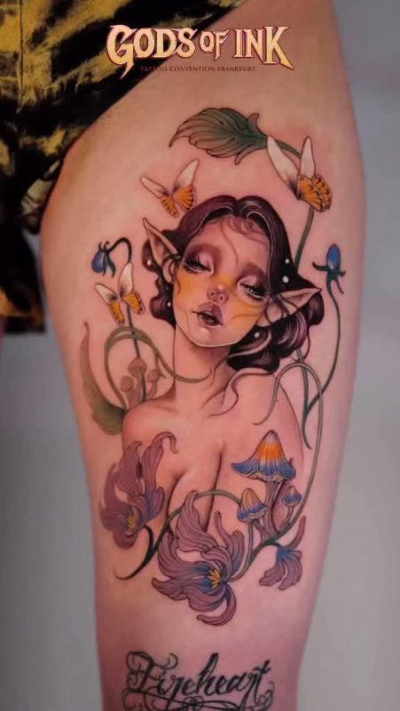 Elf Floral Portrait