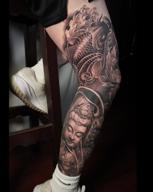 Buddha Koi Sleeve