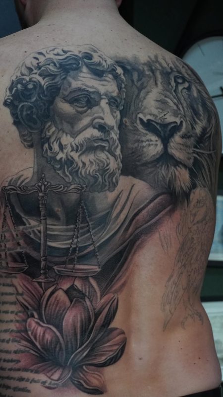 Classical Lion Portrait