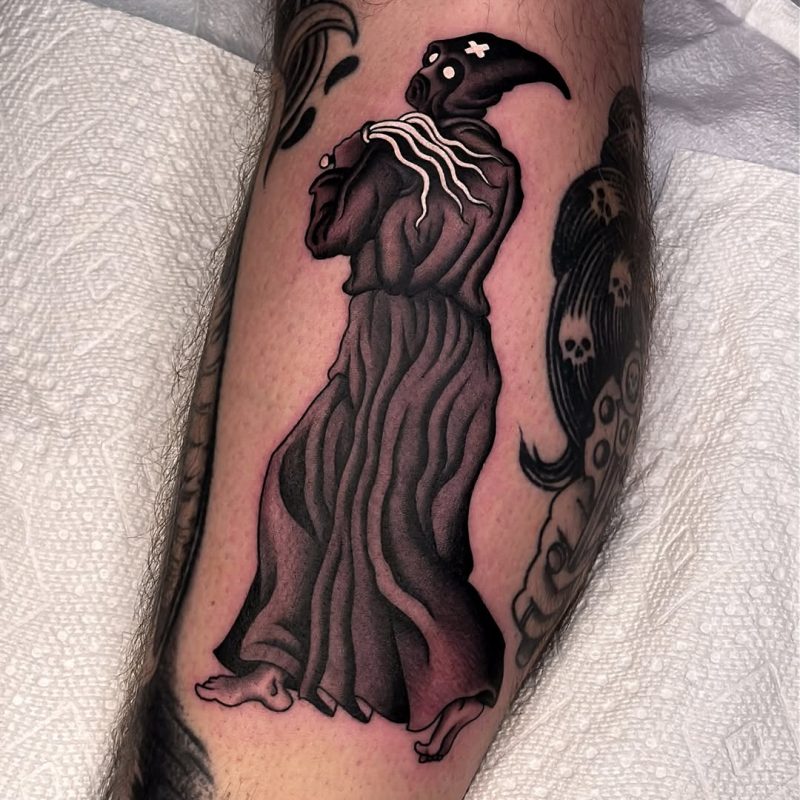 Dark Hooded Figure