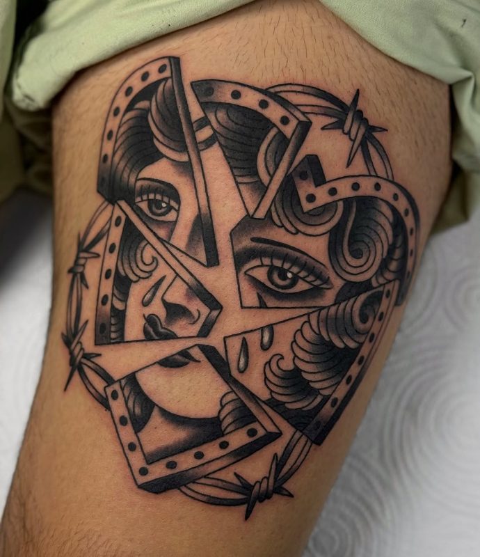 Broken Heart Portrait