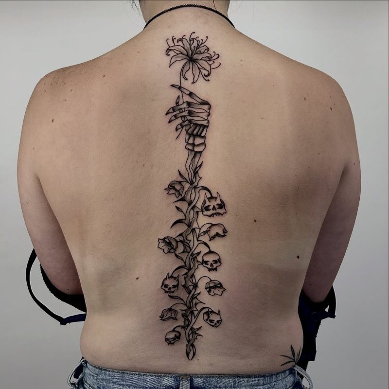 Skeleton Flower Vine