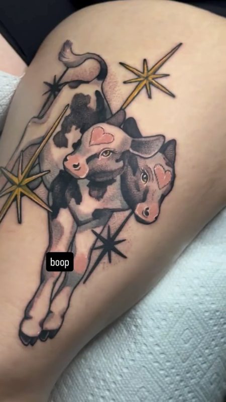 Cute Calf Stars