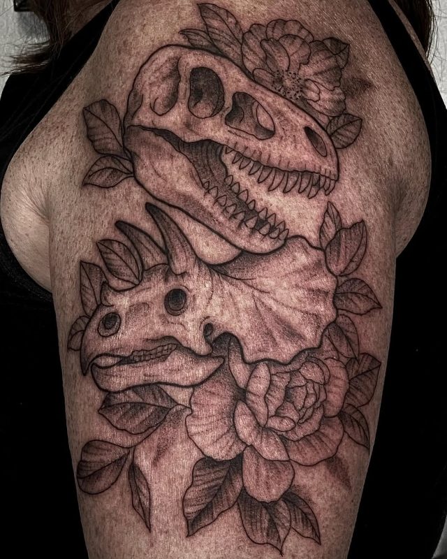 Dinosaur Skull Bouquet