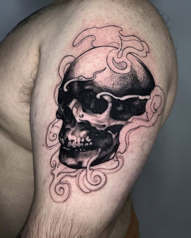 Dotwork Skull