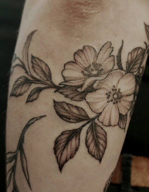 Dotwork Floral