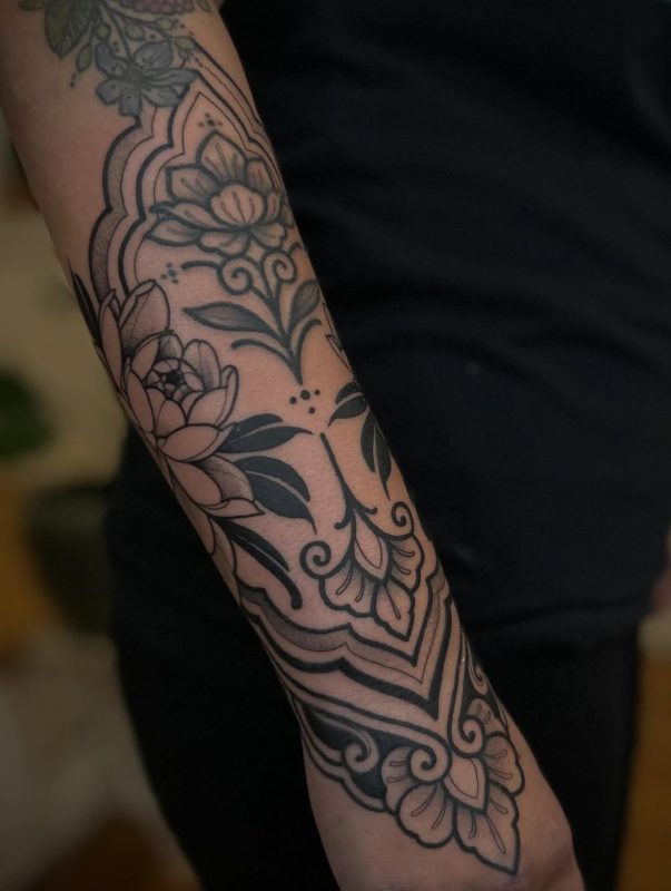 Floral Blackwork