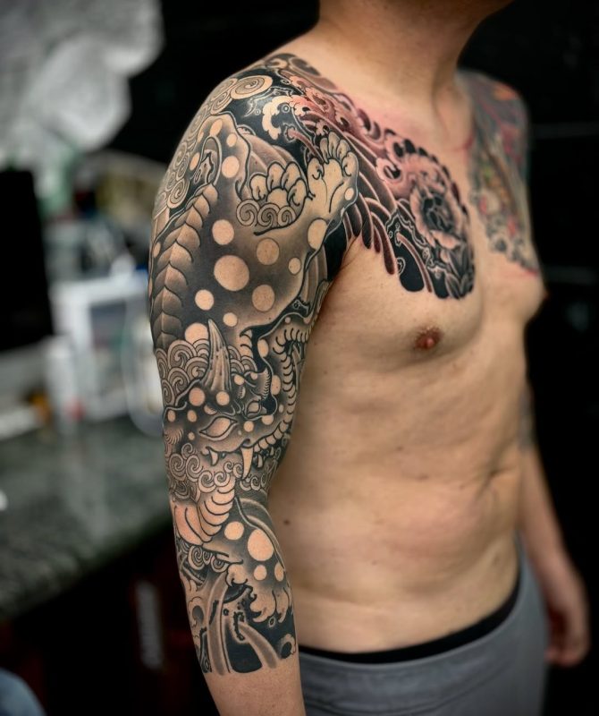 Japanese Dragon Sleeve