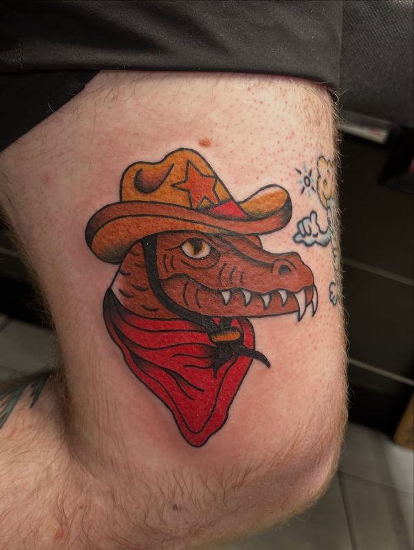 Cowboy Alligator