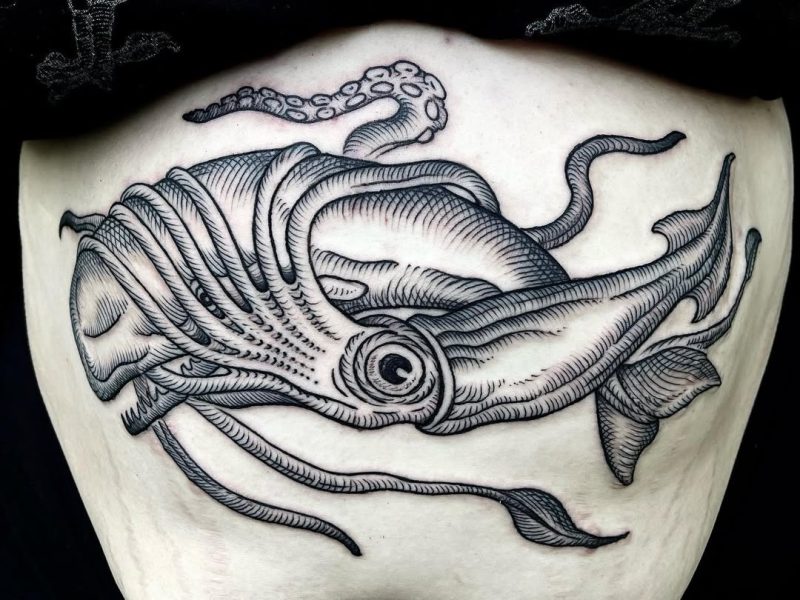 Etching Squid