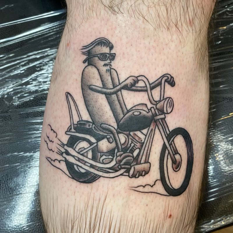 Hotdog Biker