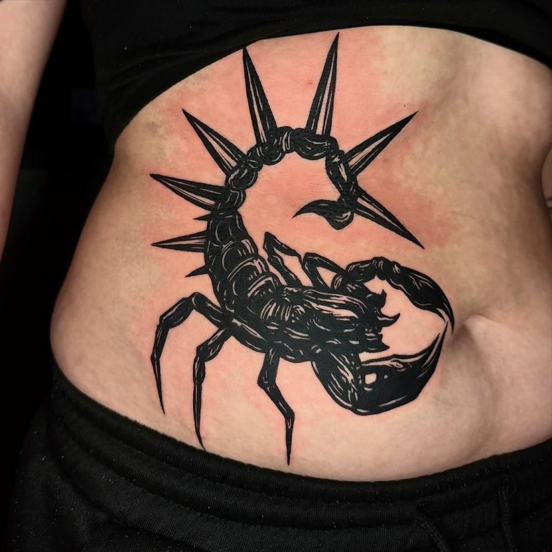 Blackwork Scorpion