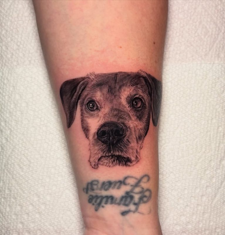 Realistic Dog Portrait