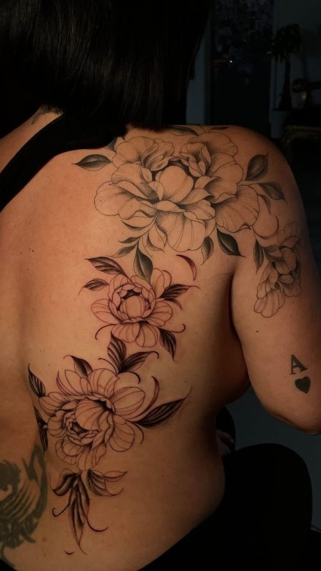 Floral Backpiece