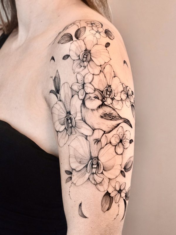 Floral Bird