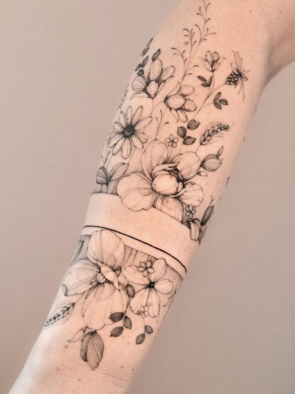 Floral Fine Line