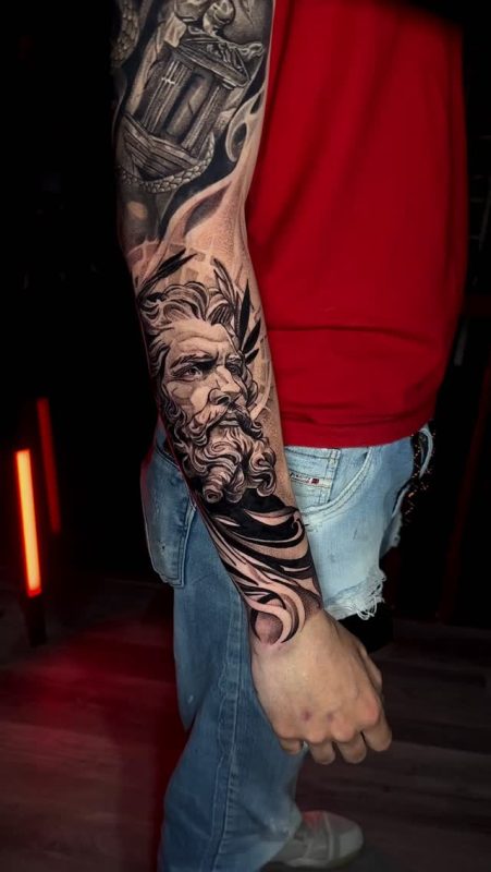Classical God Portrait