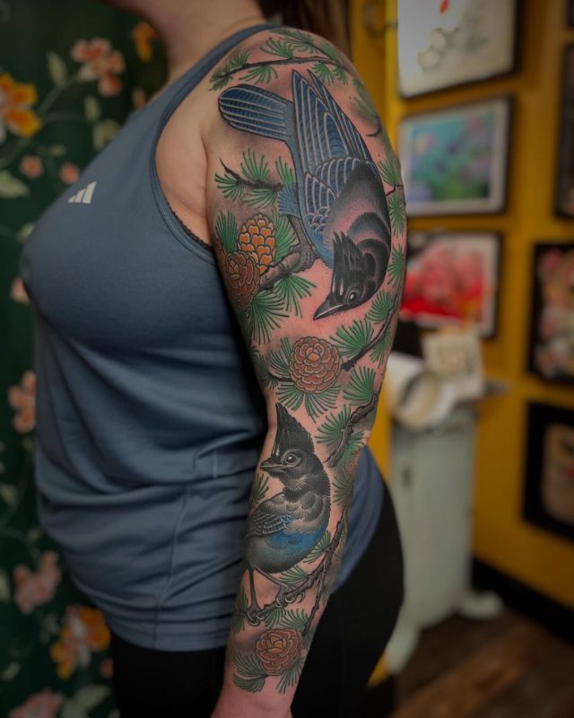 Blue Jay Sleeve
