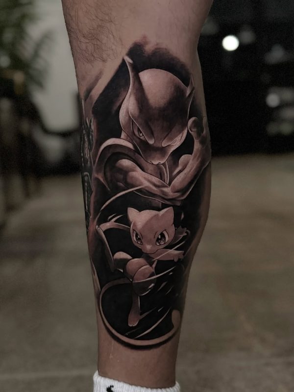 Mewtwo and Mew