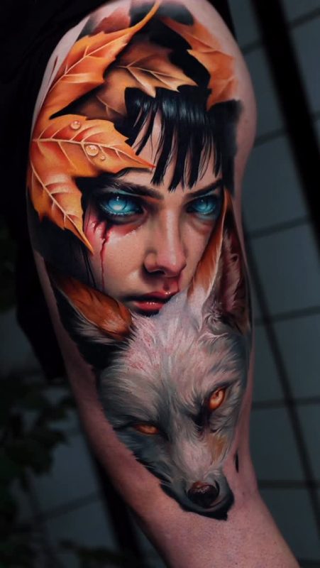 Autumn Fox Portrait