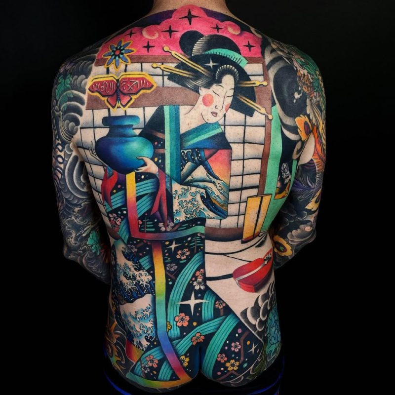 Colorful Geisha