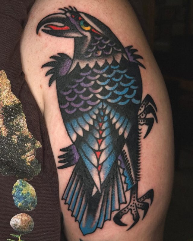 Colorful Raven