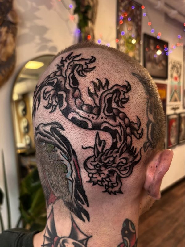 Black Dragon Head