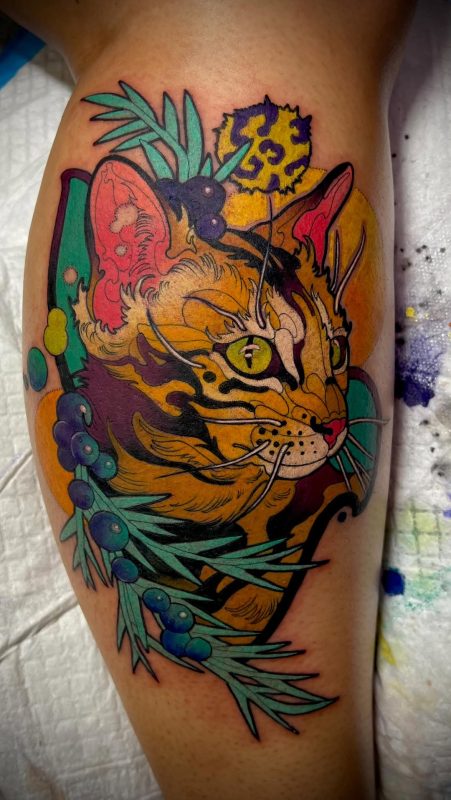 Neo Traditional Cat