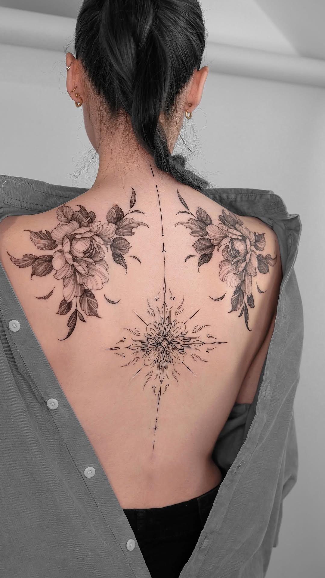 Floral Mandala Back