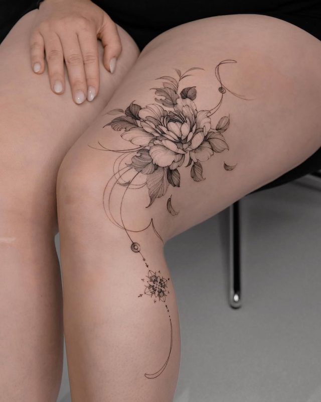 Floral Fine Line