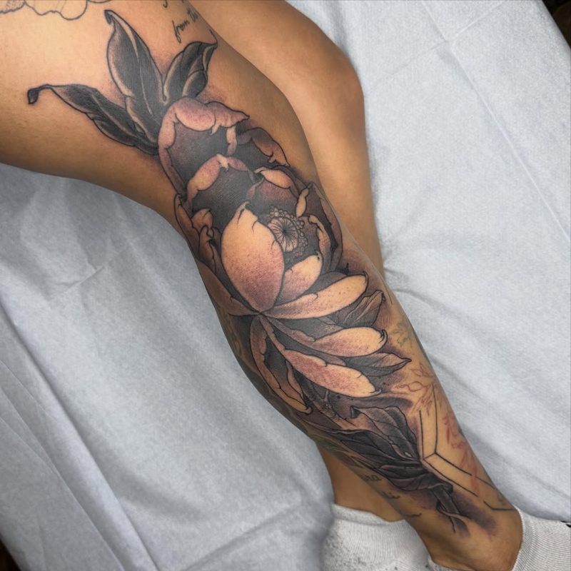 Black Gray Flower