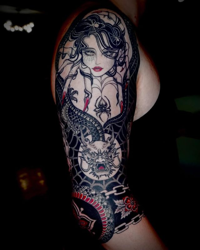 Spider Woman Dragon