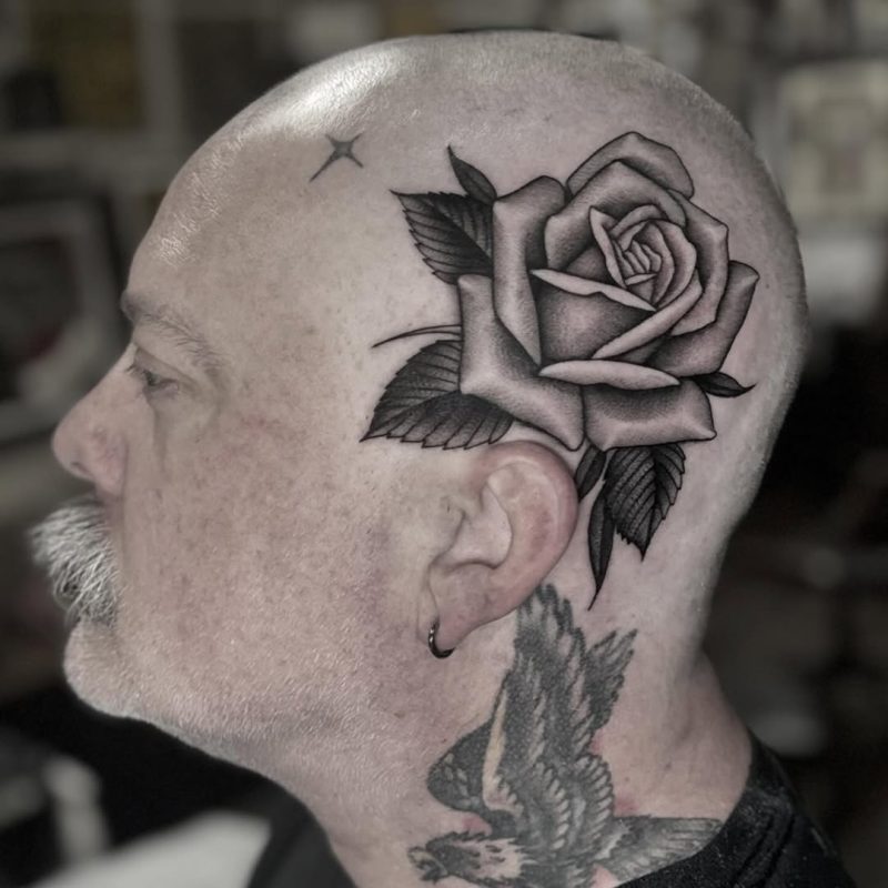 Black Gray Rose